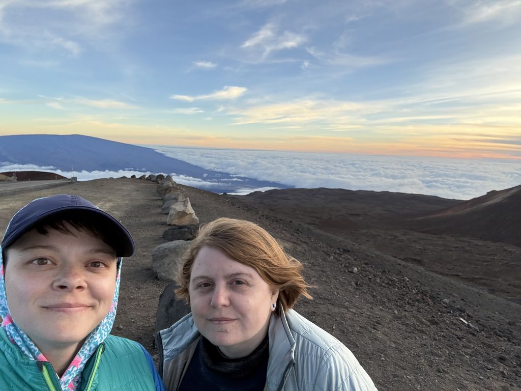 Us on the summit of Mauna Kea.
