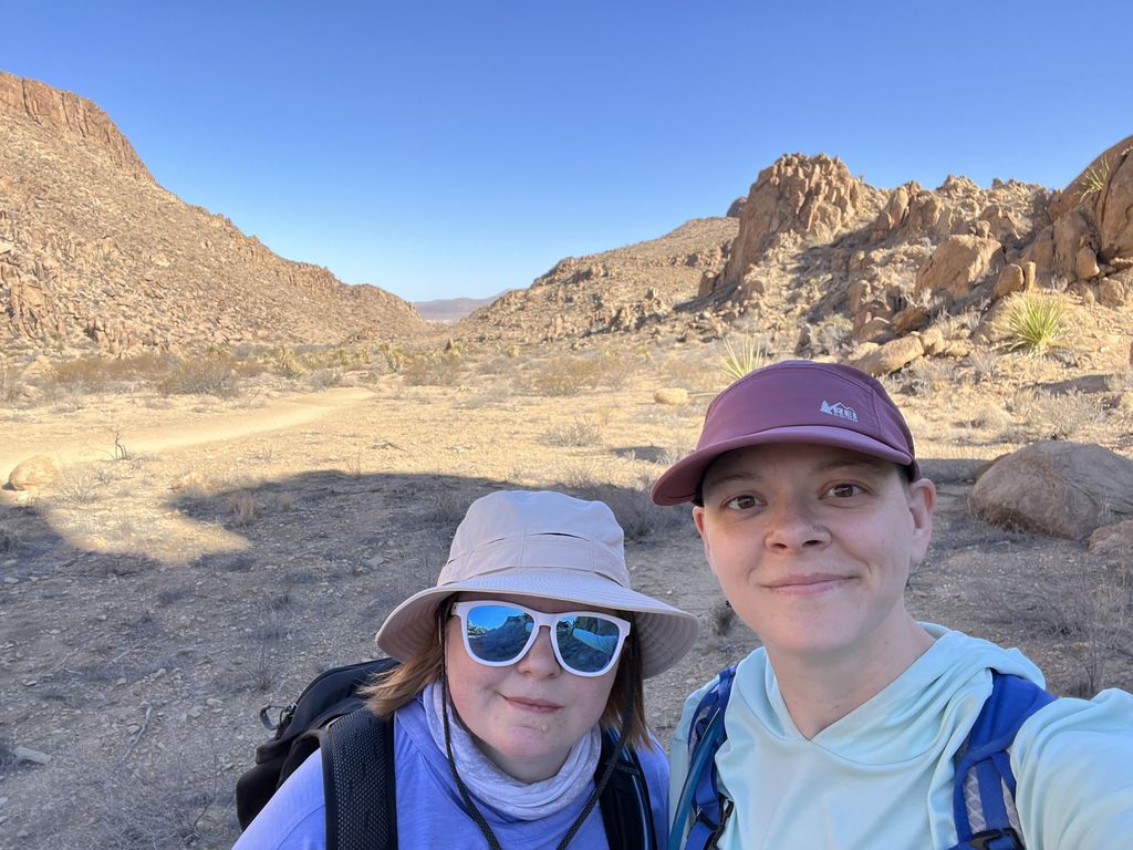 Us at the start of the trail.