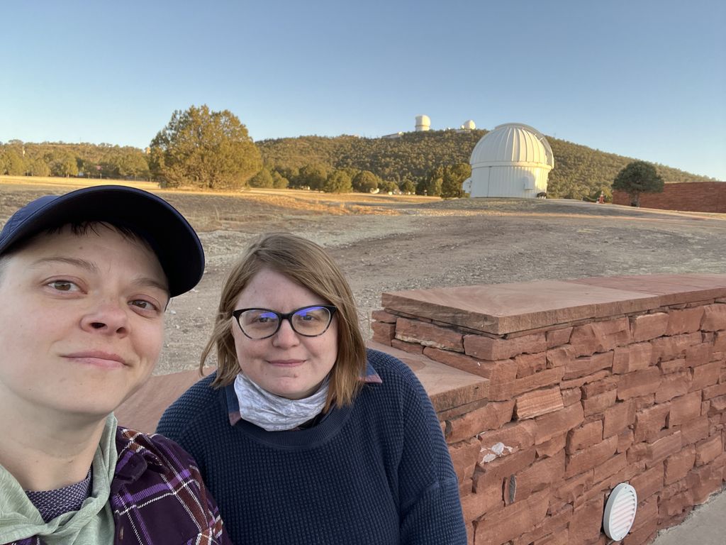 At the observatory wait for sunset, if you look closely you can see a javelina in front of the telescope.