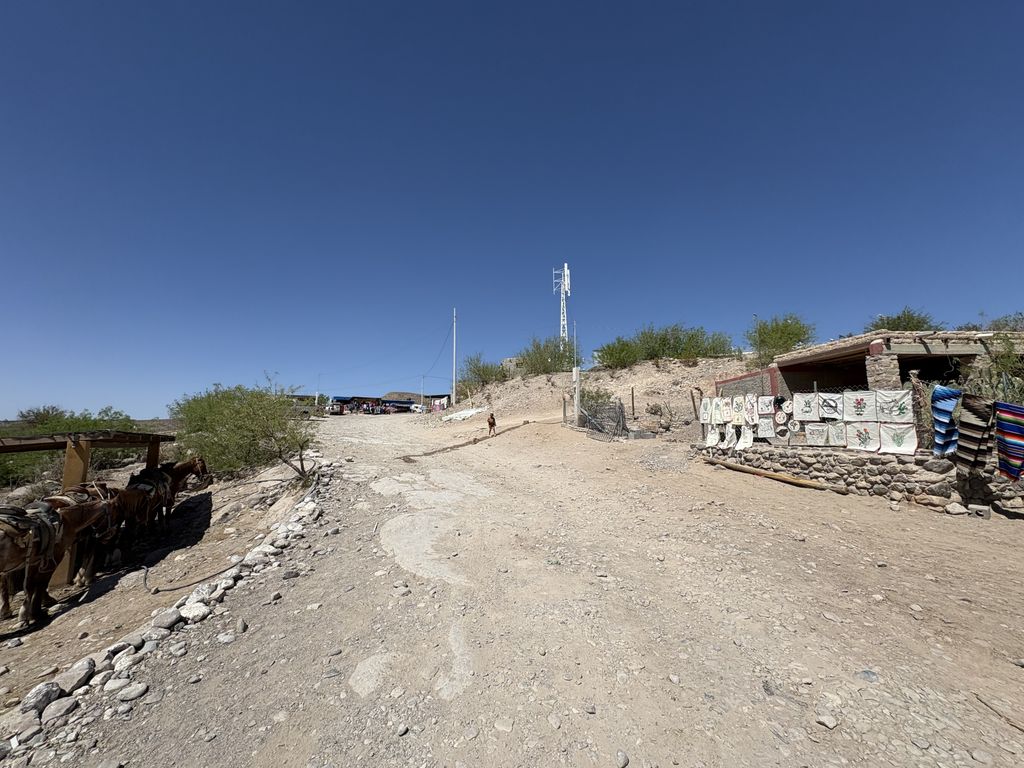 The entrance into the village of Boquillas.